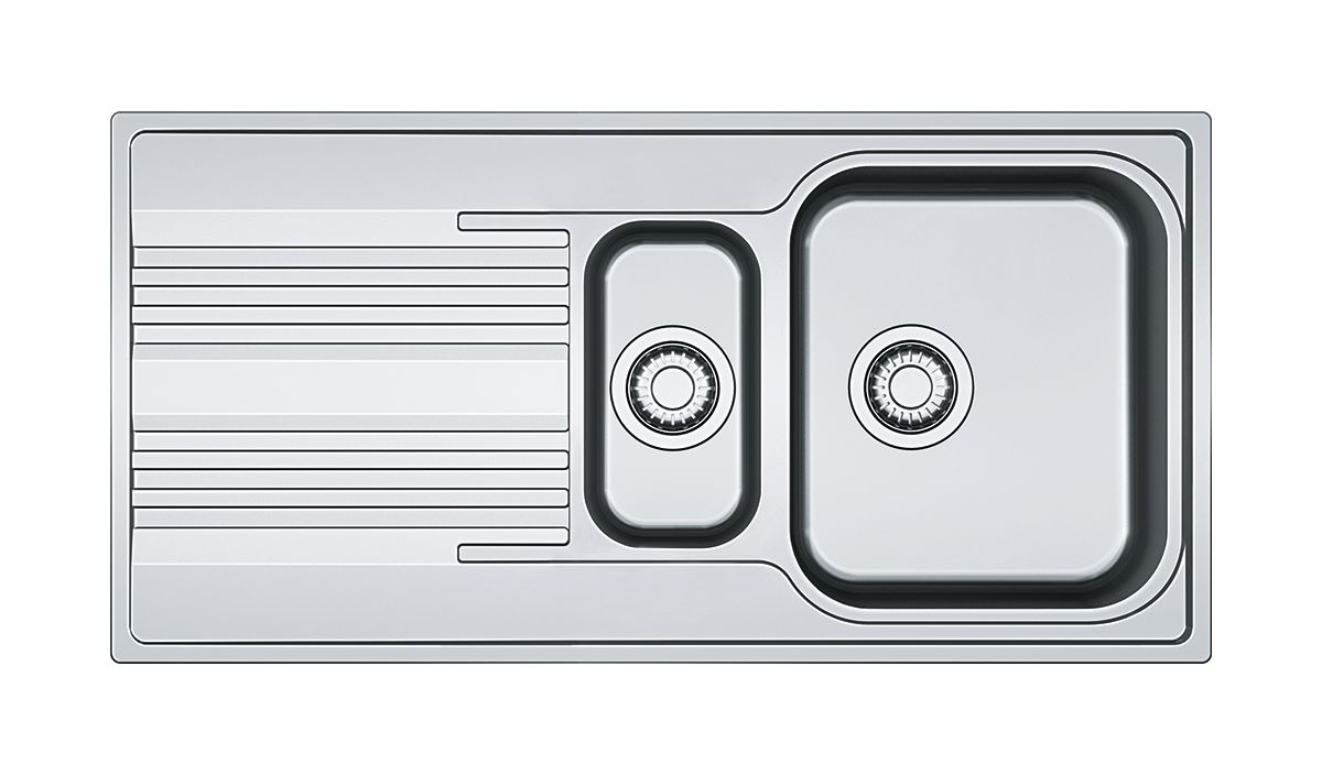 Franke Smart fregadero de acero 100x50 cm 101.0299.330