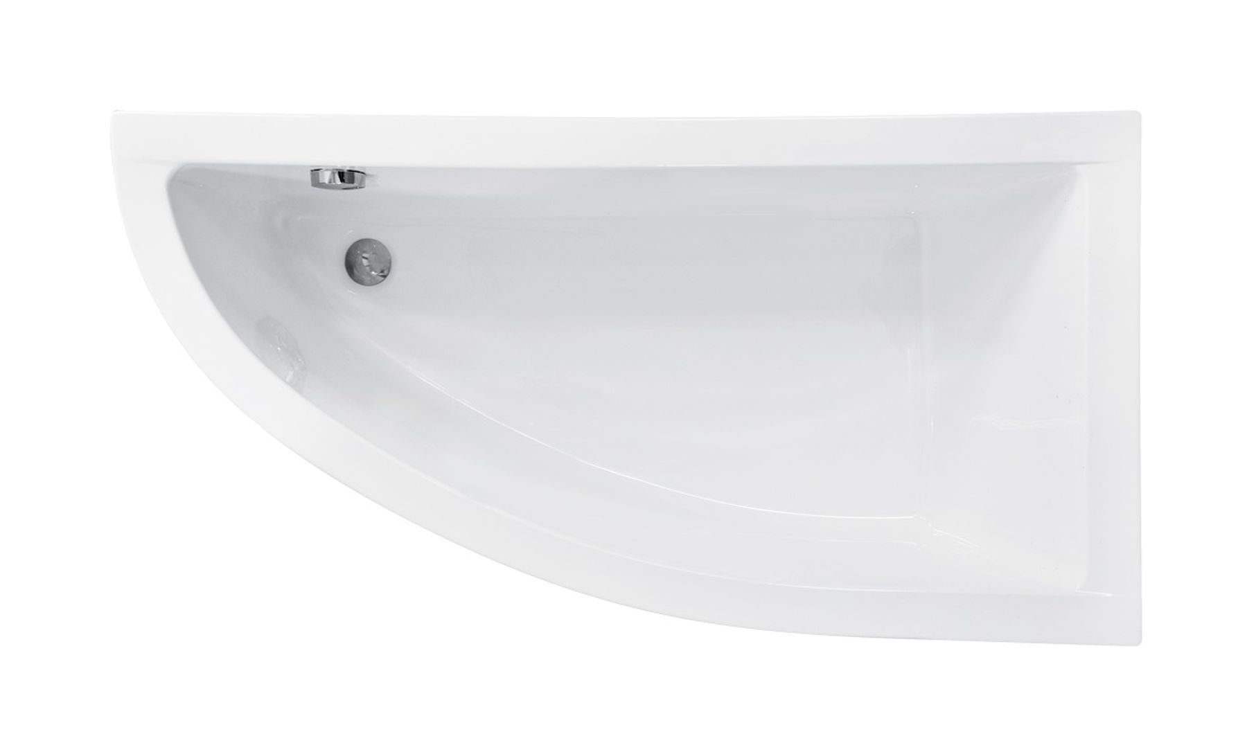Besco Praktika bañera de esquina 137.5x70 cm derecha blanco #WAP-140-NP