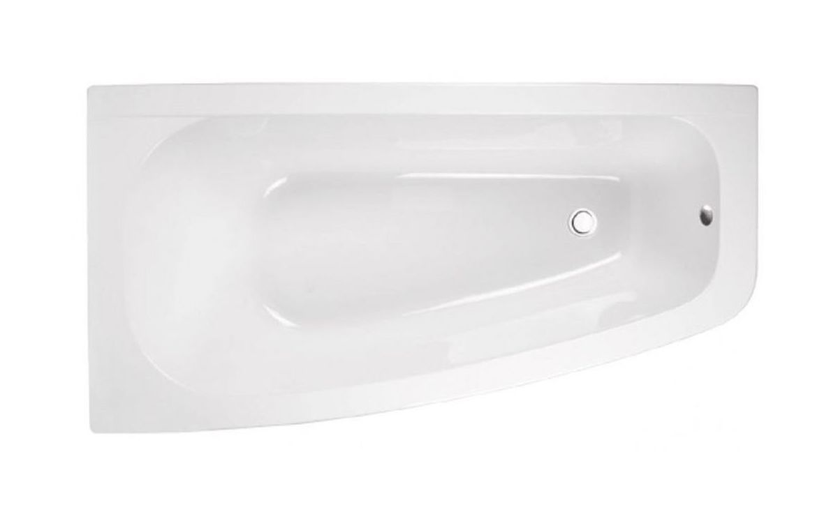 Besco Luna bañera de esquina 150x80 cm izquierda blanco #WAL-150-NL