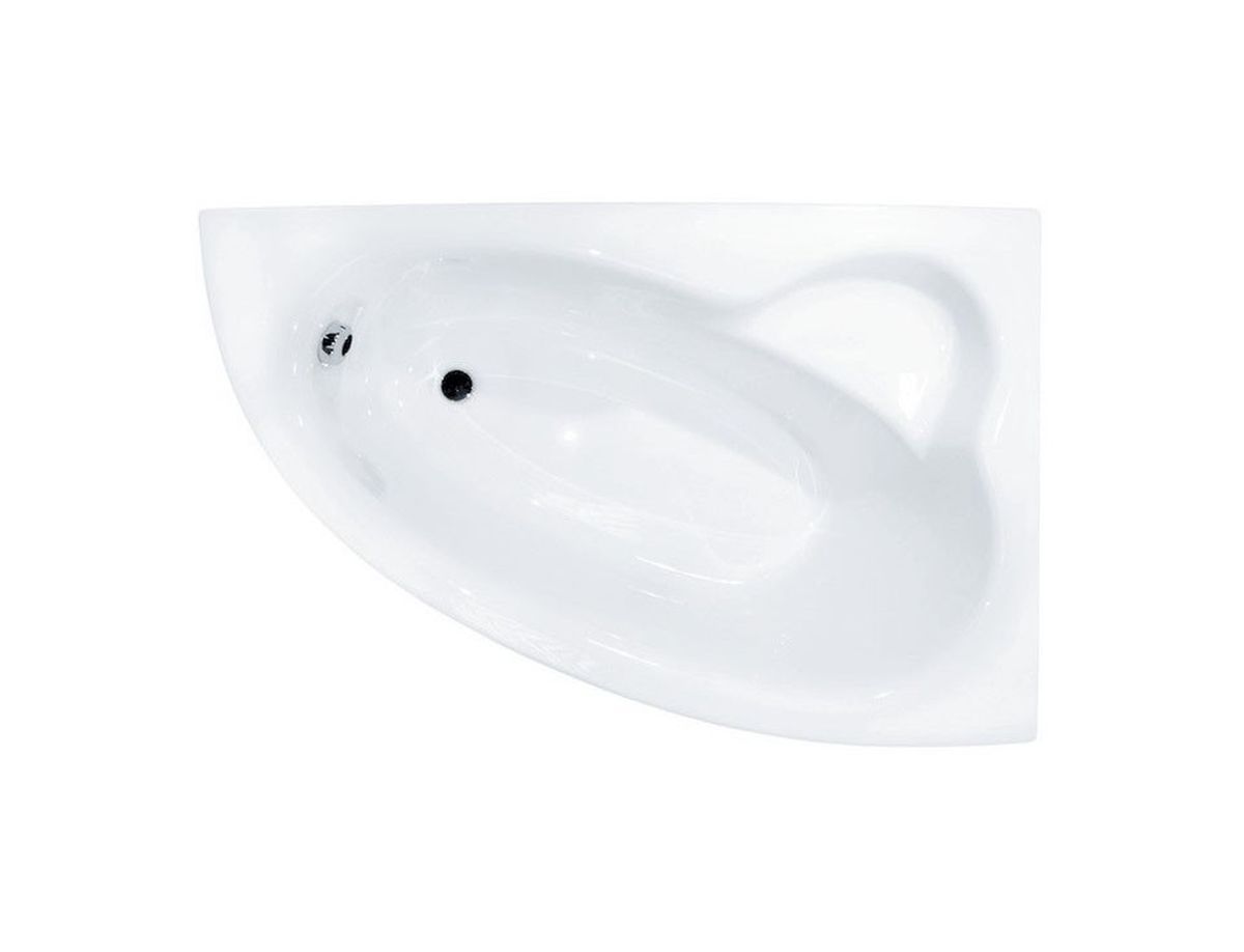 Besco Natalia bañera de esquina 150x100 cm derecha blanco #WAN-150-NP