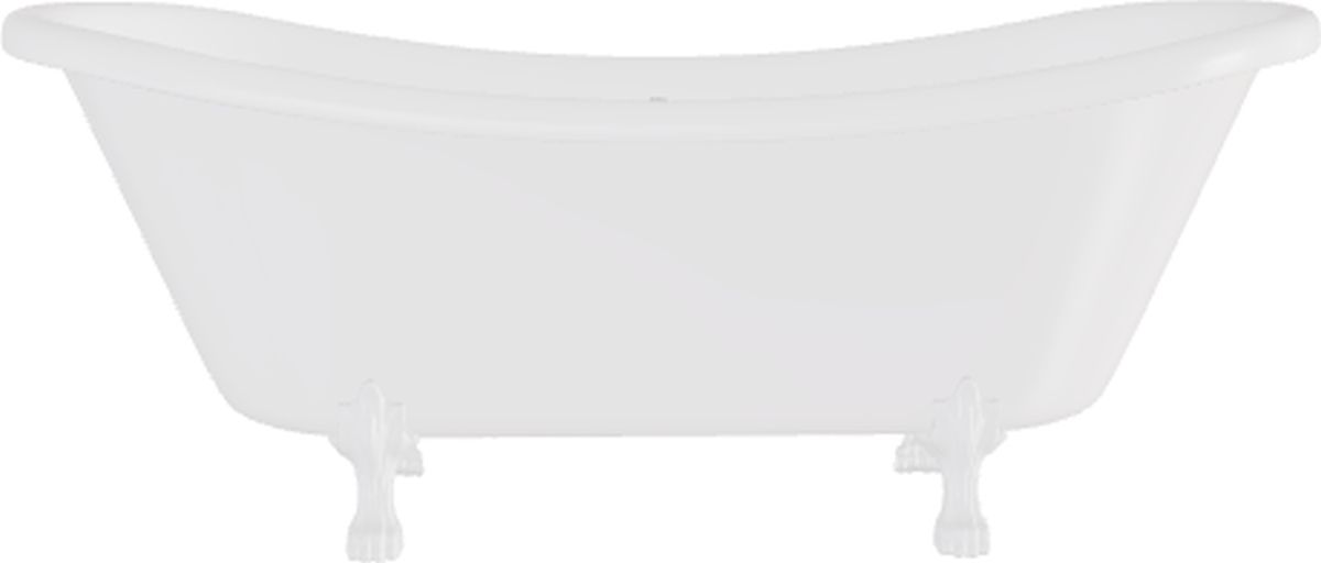 Besco Amelia bañera exenta 189x76.5 cm oval blanco #WKA-190W+B