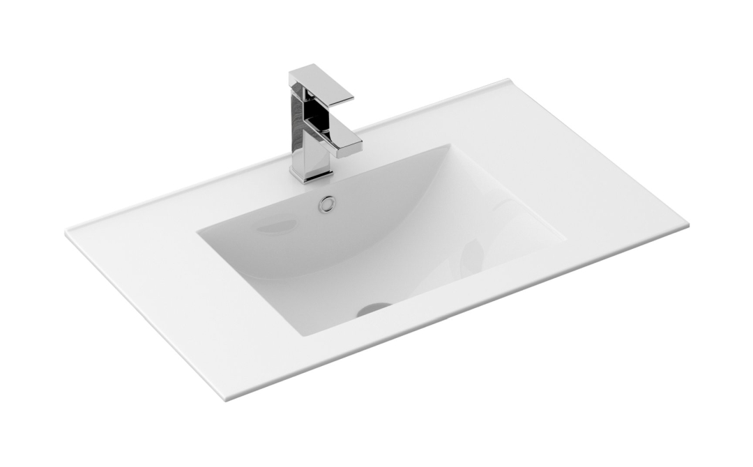 Rea Dafne lavabo 71.5x46.5 cm rectangular empotrado blanco REA-U0190