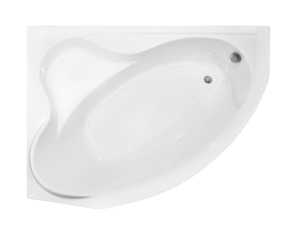 Besco Delfina bañera de esquina 167x107 cm izquierda blanco #WAD-166-NL