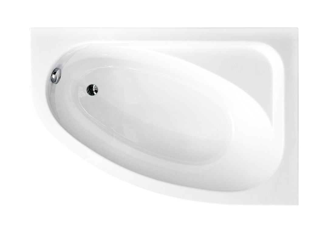 Besco Cornea bañera de esquina 140x80 cm derecha blanco #WAC-140-NP