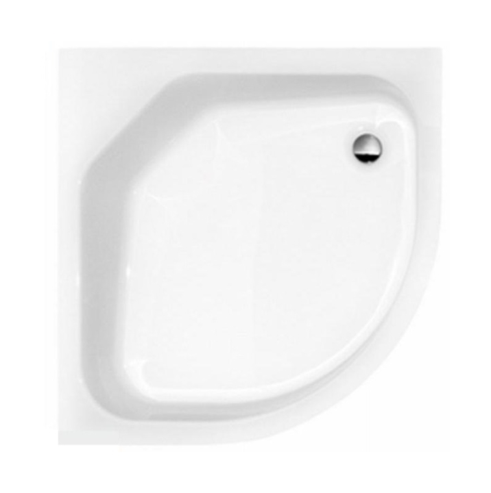 Besco Diper plato de ducha semicircular 90x90 cm blanco #BAD-90-II