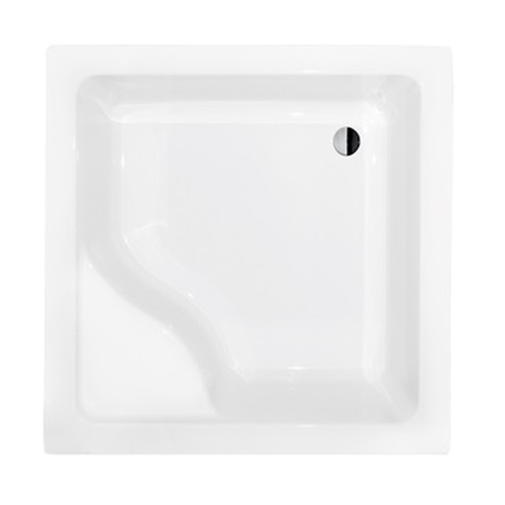 Besco Igor plato de ducha cuadrado 80x80 cm blanco #BAI-80