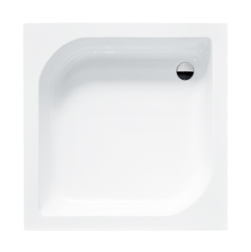 Besco Ares plato de ducha cuadrado 80x80 cm blanco #BAA-80-KW
