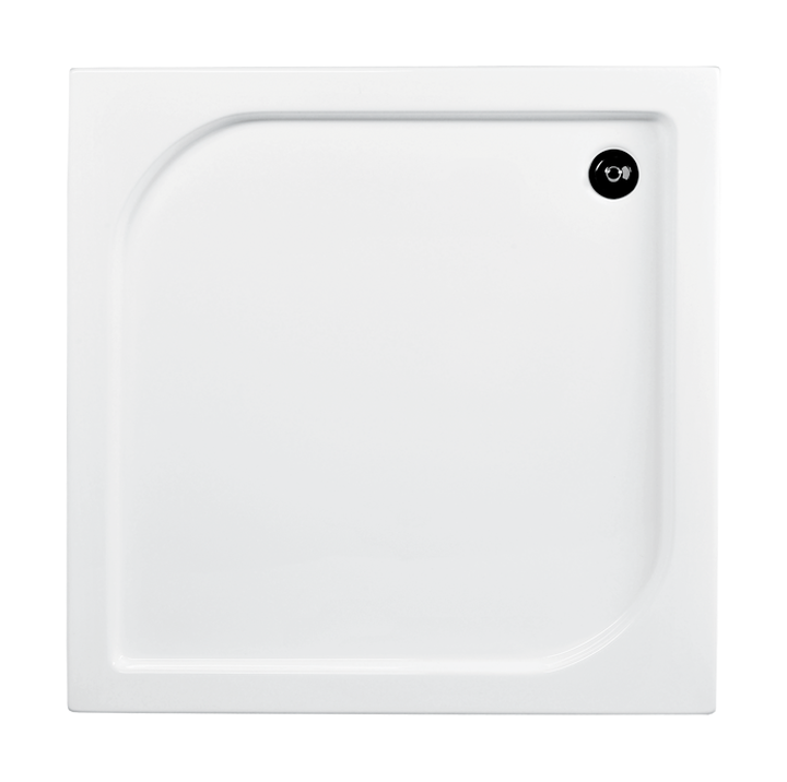 Besco Oskar plato de ducha cuadrado 80x80 cm blanco #BAO-80-PK