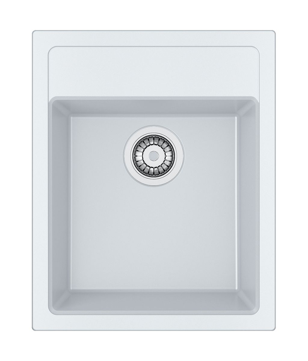 Franke Sirius fregadero tectonite 53x43 cm blanco 114.0496.101