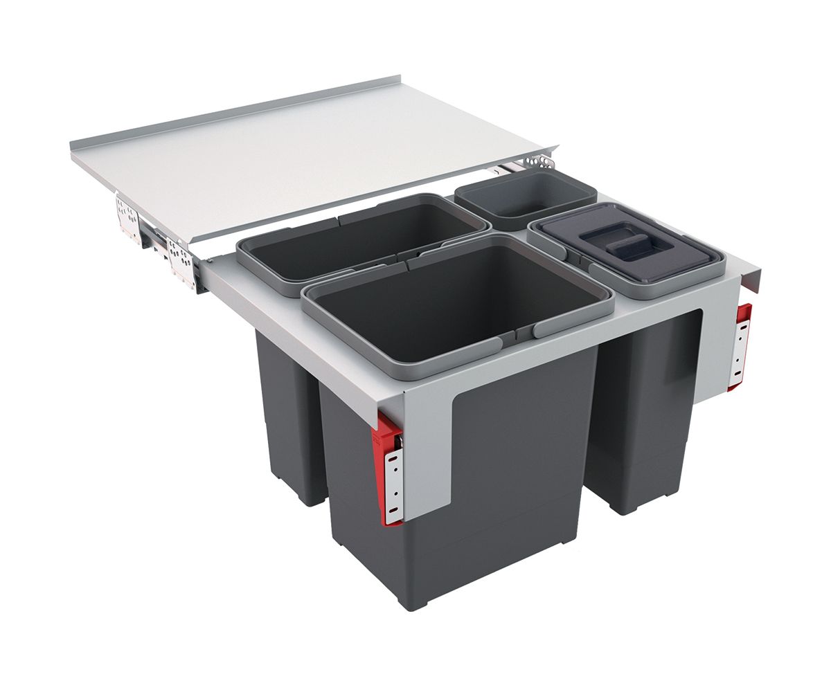 Franke Garbo contenedor de residuos 38 l acero-gris 121.0200.680