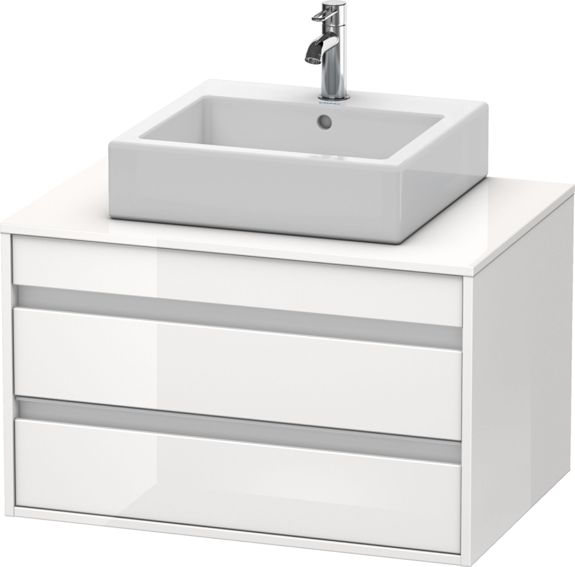 Duravit Ketho armario 80x55x49.6 cm suspendido, para lavabo blanco KT665402222