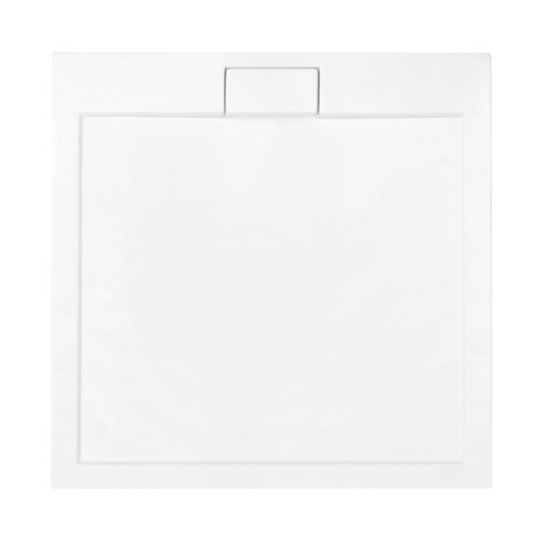 Besco Axim Ultraslim plato de ducha cuadrado 80x80 cm blanco #BAX-80-KW