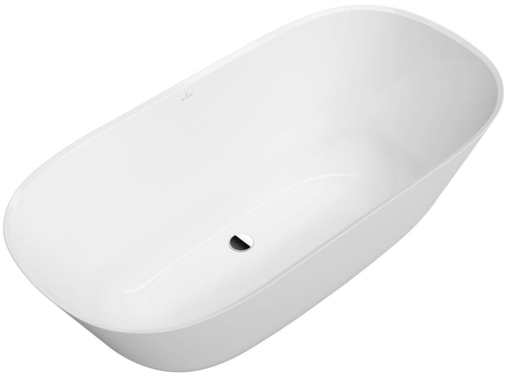 Villeroy & Boch Theano bañera exenta 155x75 cm oval blanco UBQ155ANH7F200V-01