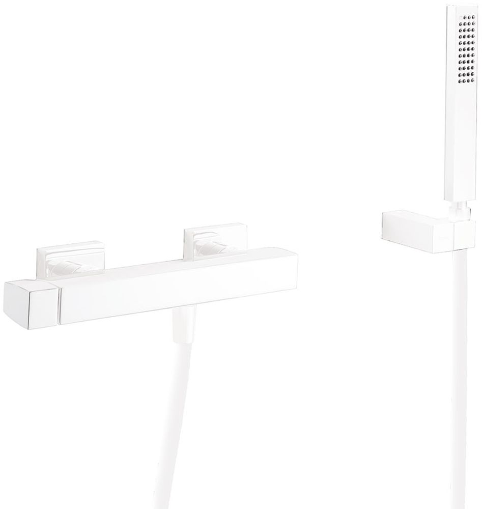 Tres Slim Exclusive grifo para ducha a pared blanco 202.167.01.BM