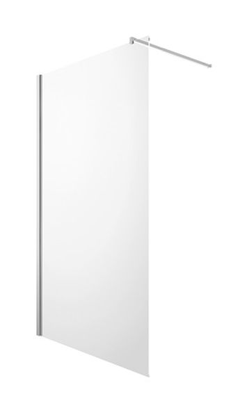 Omnires Marina mampara de ducha walk-in 100 cm cromo brillante/vidrio transparente DNR10XCRTR