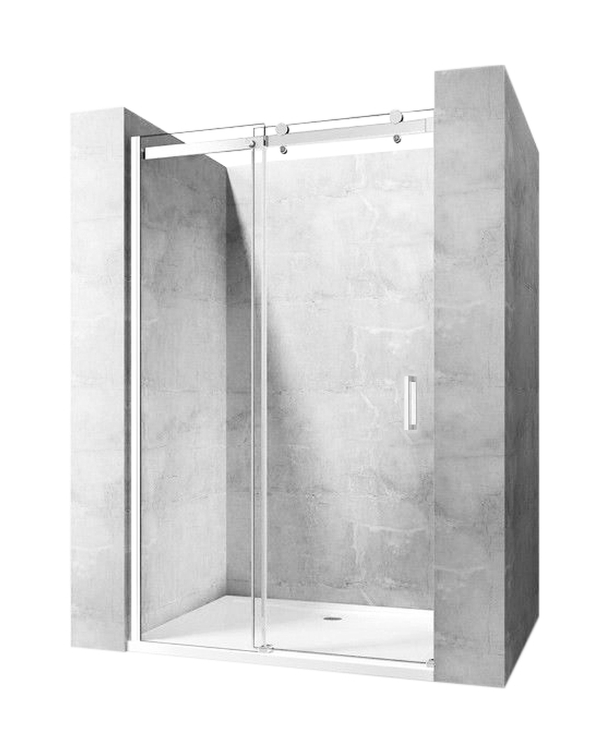 Rea Nixon-2 puerta de ducha 140 cm corredera cromo brillante/vidrio transparente REA-K5006