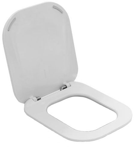 Hatria Fusion tapa de inodoro de cierre suave blanco Y1EY01