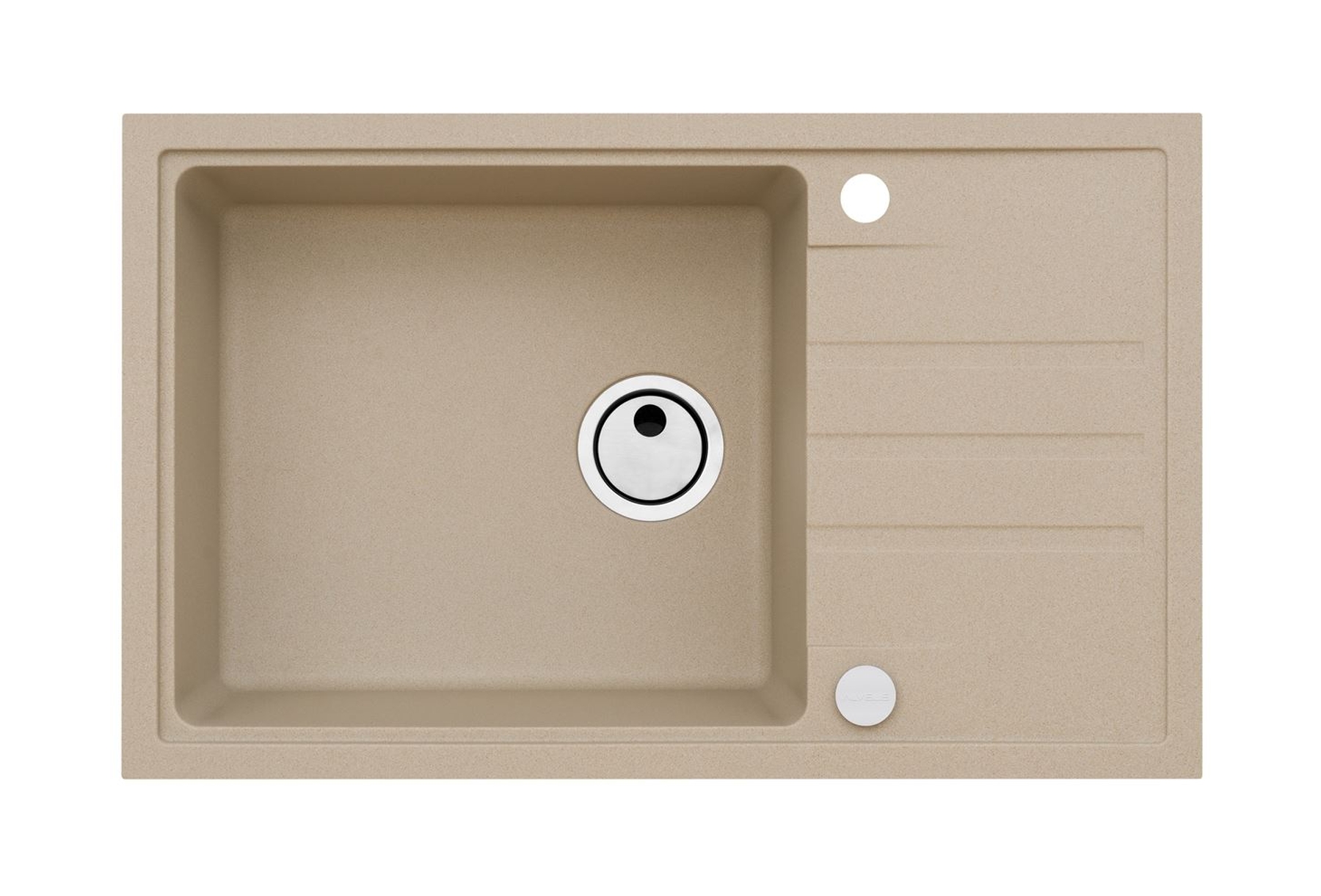 Alveus Intermezzo fregadero de granito 78x48 cm beige 1313055