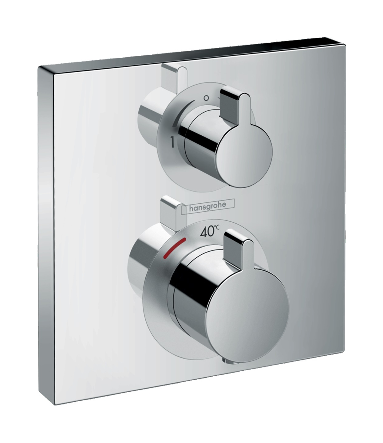 Hansgrohe Ecostat grifo de bañera y ducha empotrado con termostato cromo 15714000