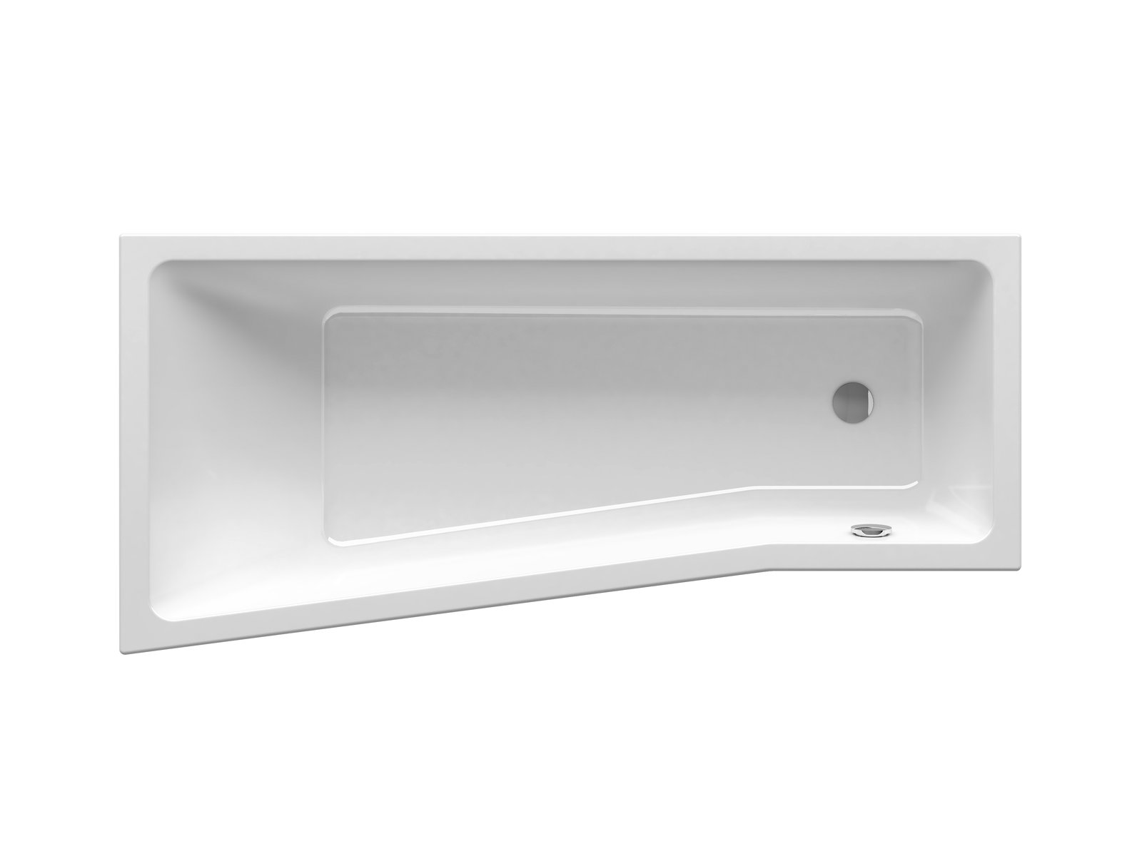 Ravak BeHappy II bañera de esquina 170x75 cm derecha blanco C951000000