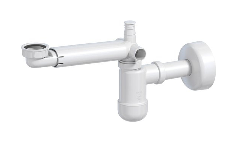 Ravak sifón de lavabo botella blanco X01612
