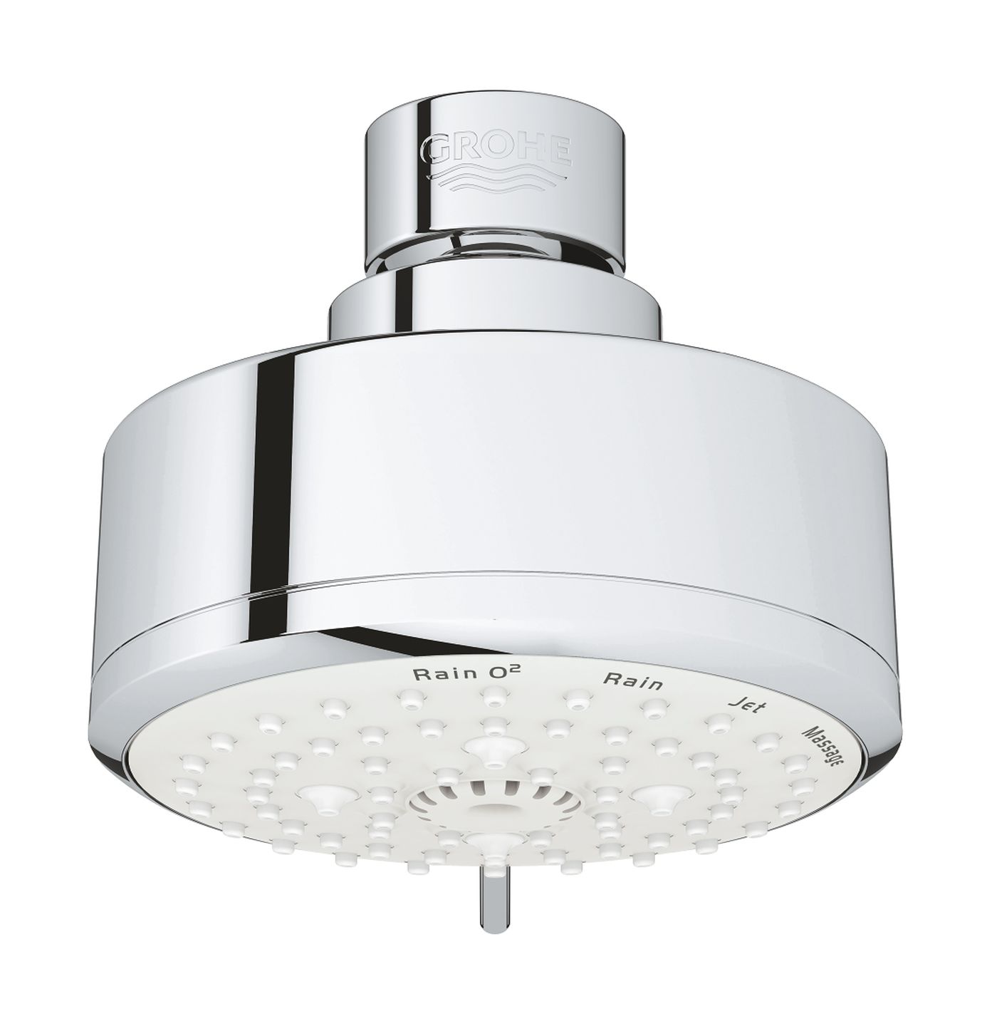 Grohe New Tempesta ducha con efecto lluvia 10x10 cm StarLight Chrome 27591001