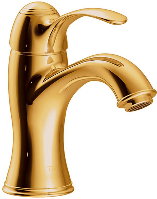 Tres Monoclasic grifo para lavabo de pie oro 242.103.01.OR