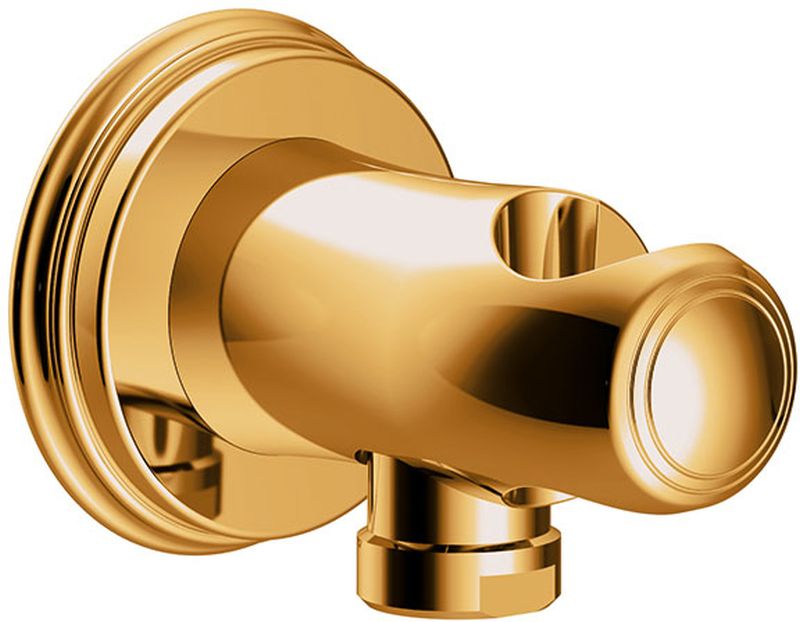 Tres Monoclasic conector angular con soporte oro 242.182.01.OR