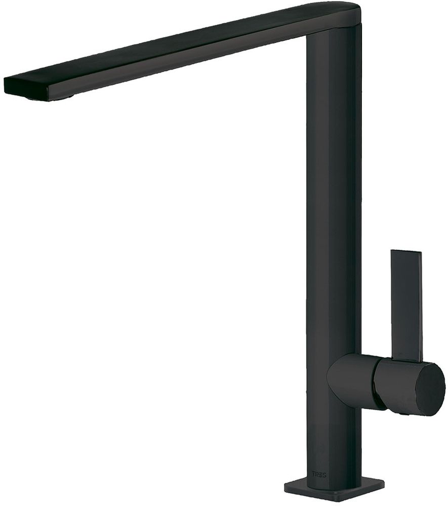 Tres Exclusive grifo de cocina de pie negro 205.486.01.NM