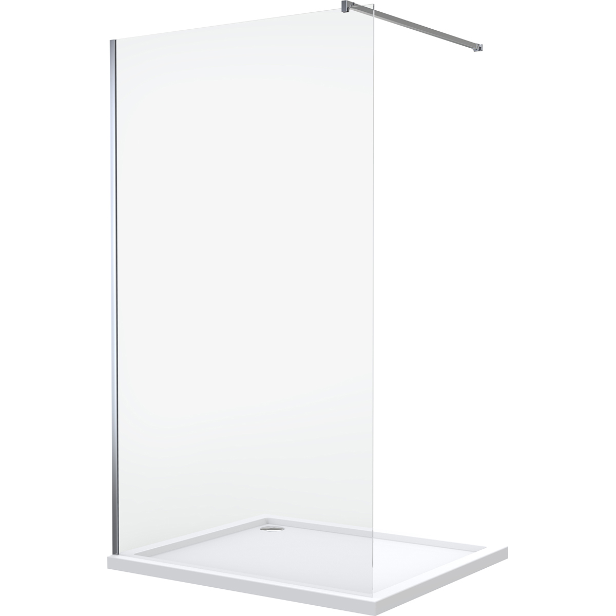 Oltens Vida mampara de ducha 90 cm cromo brillante/vidrio transparente 22002100