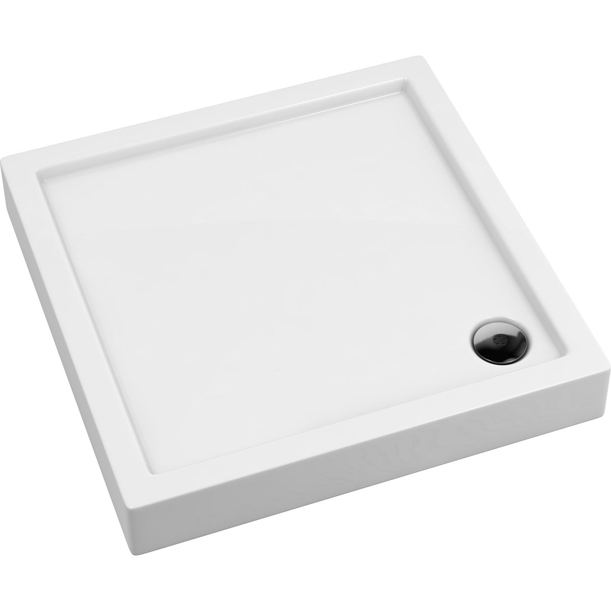 Oltens Vindel plato de ducha cuadrado 80x80 cm blanco 17003000