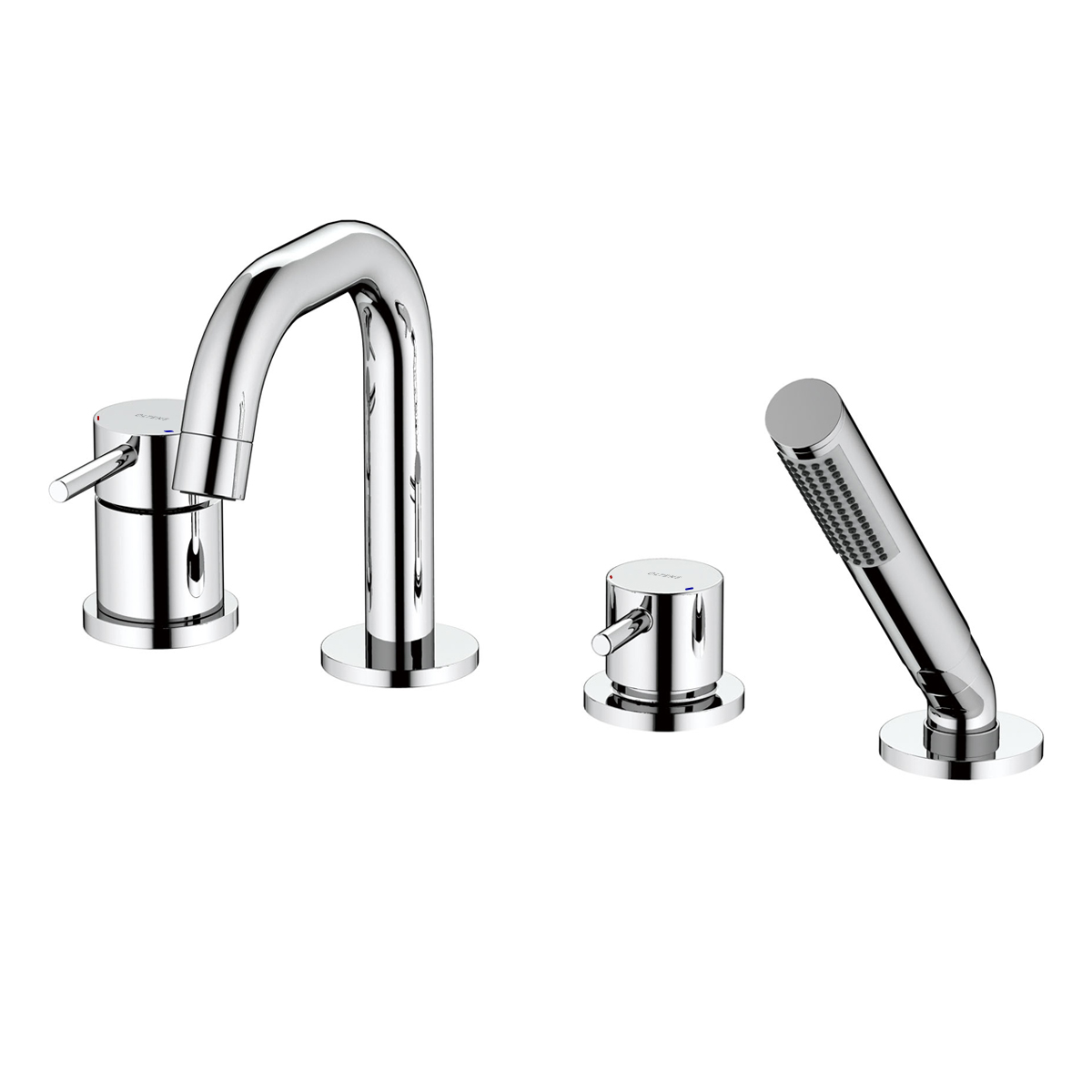 Oltens Molle grifo de bañera y ducha en bañera cromo 34200100