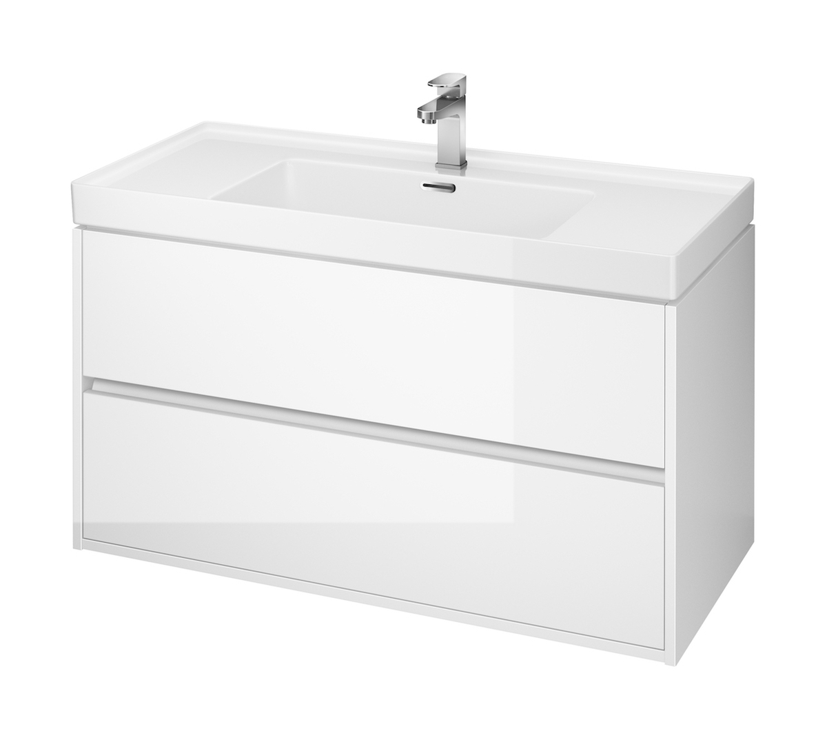 Cersanit Crea armario 99x45x53 cm suspendido, para lavabo blanco S924-021