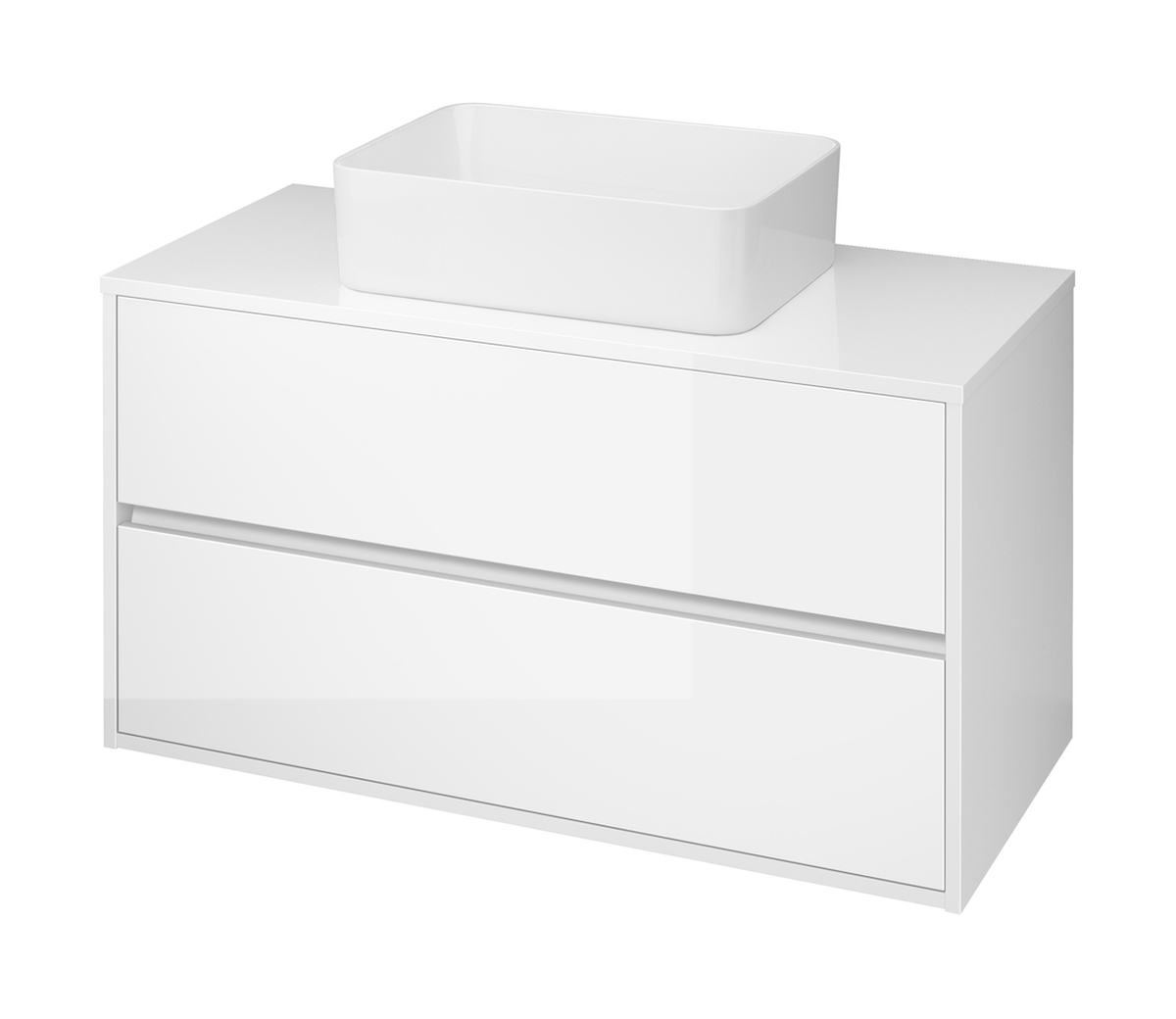 Cersanit Crea armario 99x45x53 cm suspendido, para lavabo blanco S924-006