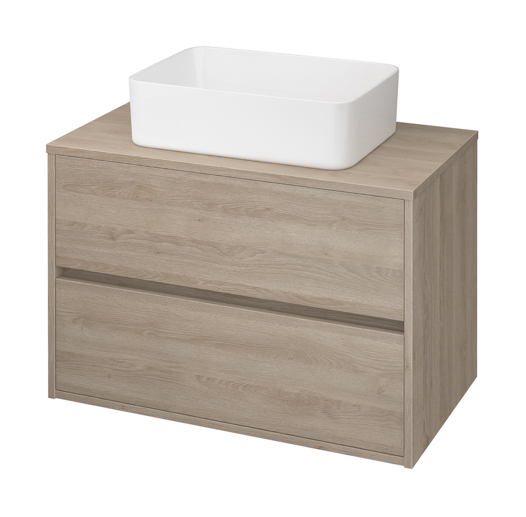 Cersanit Crea armario 79.4x45x53 cm suspendido, para lavabo roble S924-010