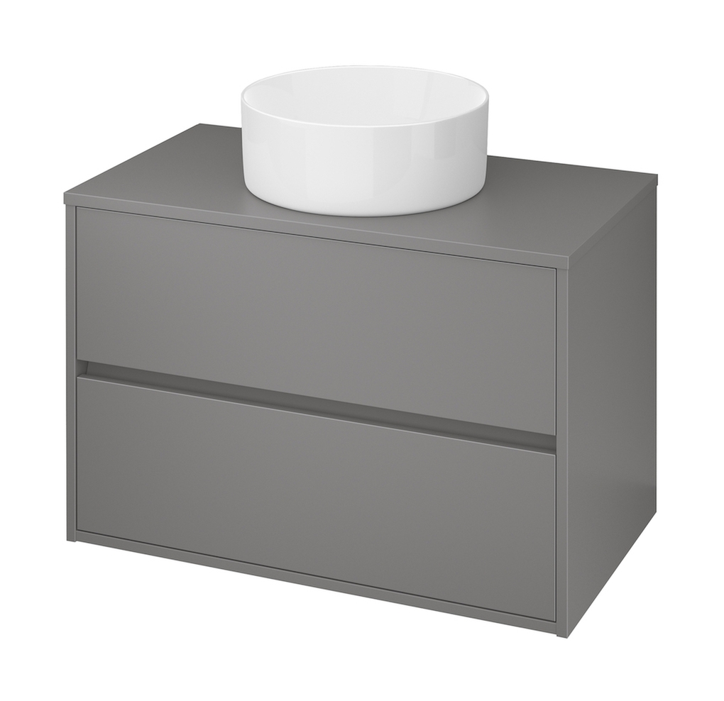 Cersanit Crea armario 79x45x53 cm suspendido, para lavabo gris S924-018