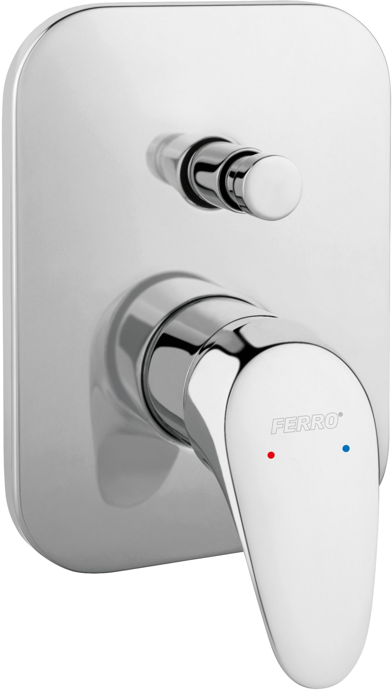 Ferro One grifo de bañera y ducha empotrado cromo BFO7P