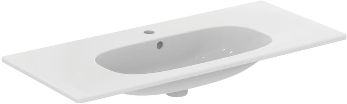 Ideal Standard Tesi lavabo 102.5x45 cm rectangular clásico-para mueble-con encimera blanco T350801