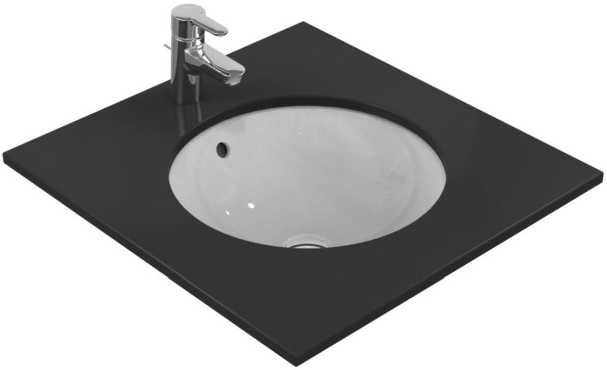 Ideal Standard Connect lavabo 40.5x40.5 cm circular bajo encimera blanco E505401