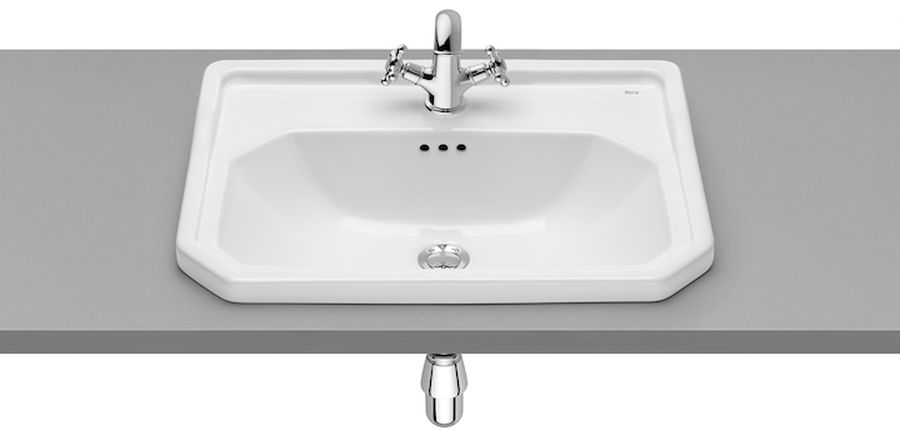 Roca Carmen lavabo 60x45 cm rectangular empotrado blanco A3270A5000