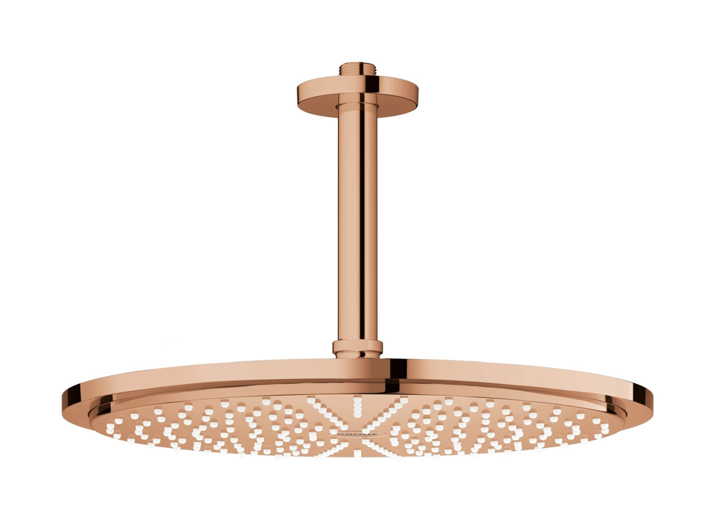 Grohe Rainshower brazo de ducha con efecto lluvia 31x31 cm circular Warm Sunset 26067DA0