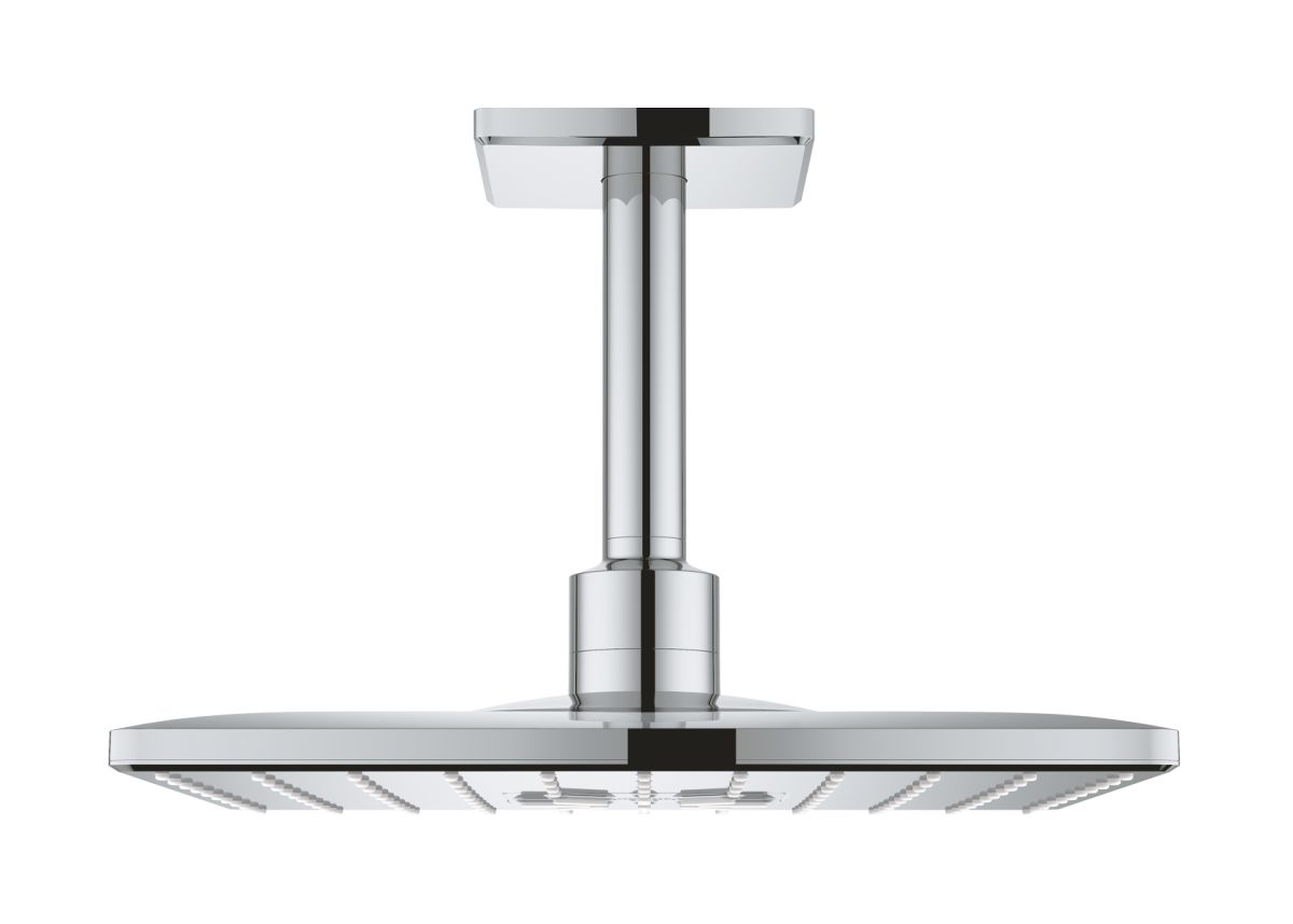 Grohe Rainshower ducha con efecto lluvia 31x31 cm cuadrada StarLight Chrome 26481000