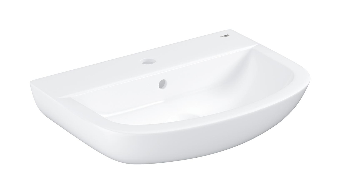 Grohe Bau Ceramic lavabo 55.3x38.6 cm semicircular clásico blanco 39440000