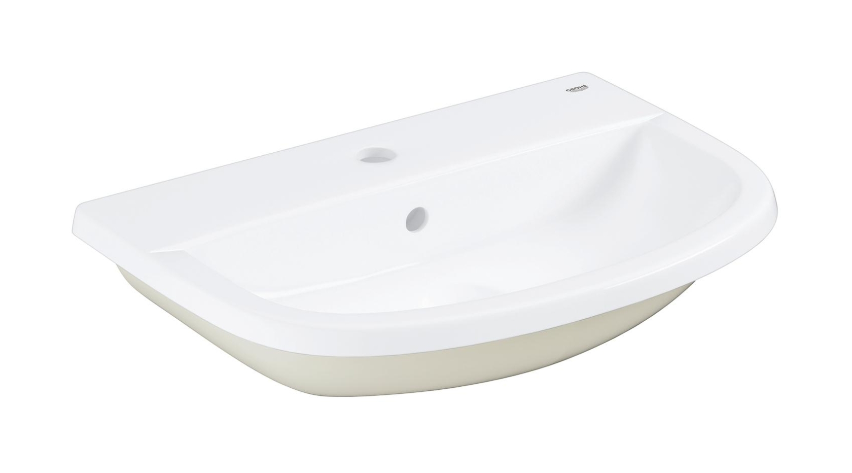 Grohe Bau Ceramic lavabo 56x40 cm semicircular empotrado blanco 39422000