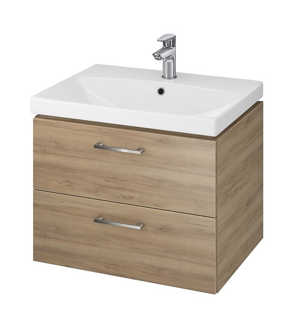 Cersanit Lara lavabo con mueble 59.4 cm nogal S801-143-DSM