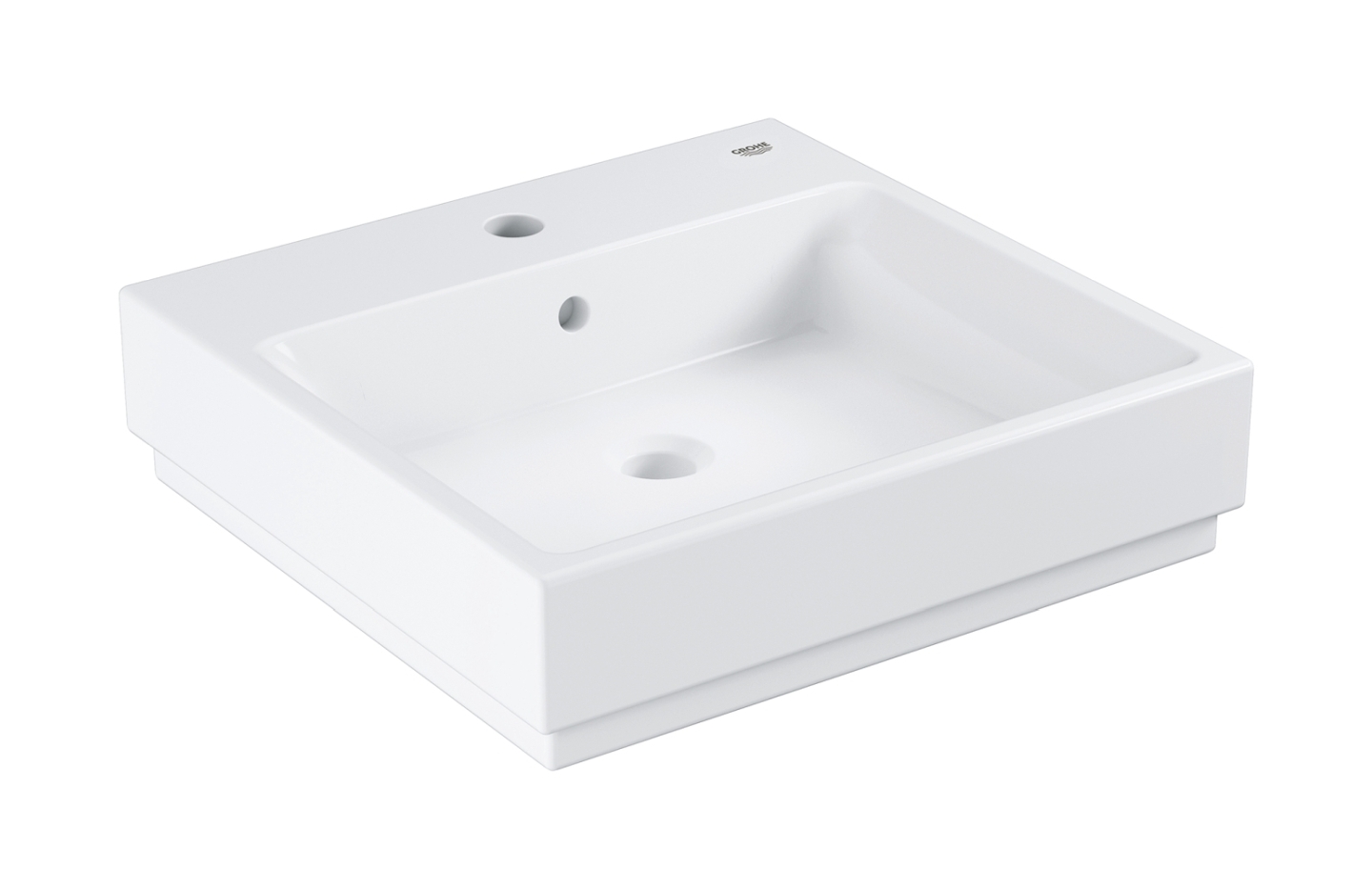 Grohe Cube Ceramic lavabo 50x49 cm rectangular sobre encimera blanco brillante 3947800H