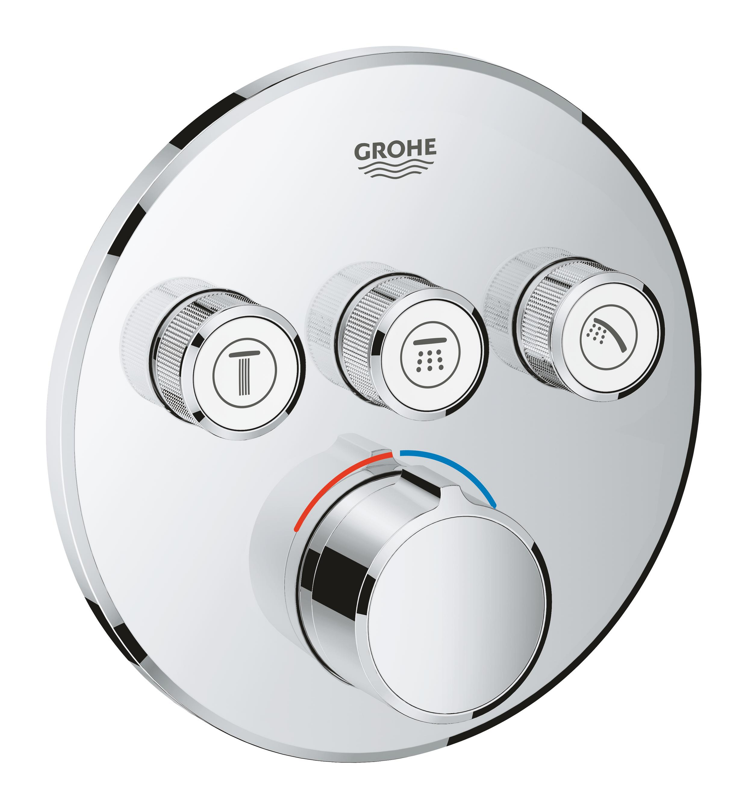 Grohe SmartControl grifo de bañera y ducha empotrado cromo 29146000