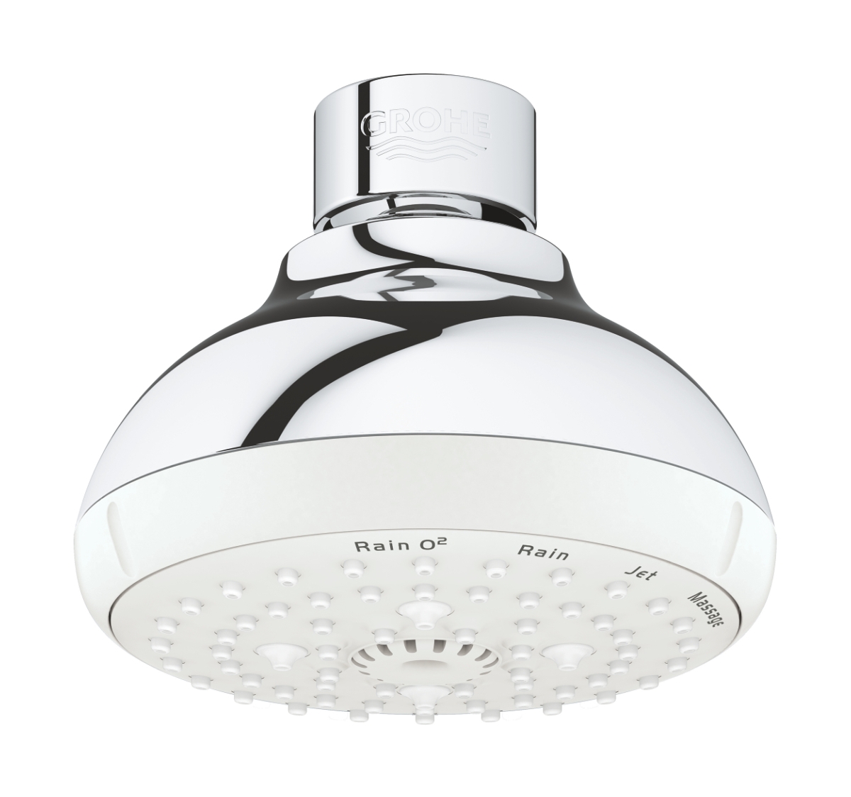 Grohe New Tempesta ducha con efecto lluvia 10x10 cm StarLight Chrome 27606001