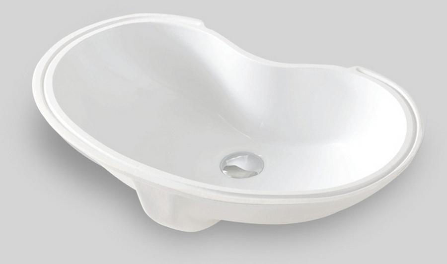 Art Ceram Idea lavabo 60x37 cm oval bajo encimera blanco brillante IDL00101;00