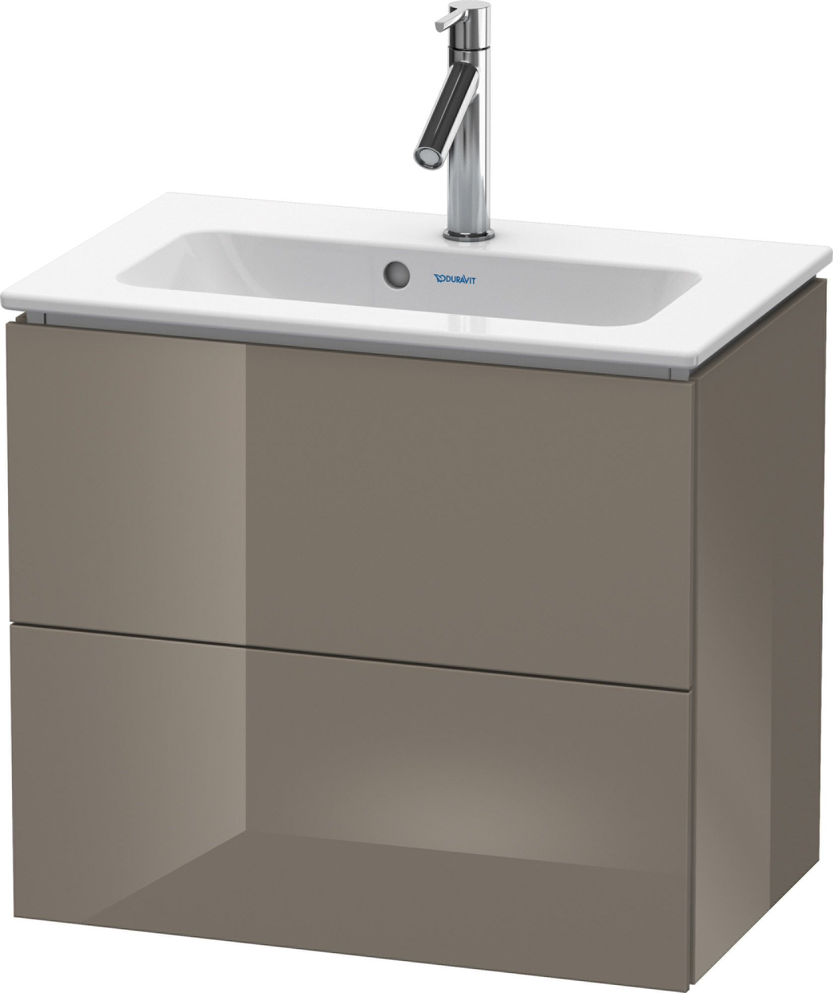 Duravit L-Cube armario 62x39.1x55 cm suspendido, para lavabo gris LC625608989